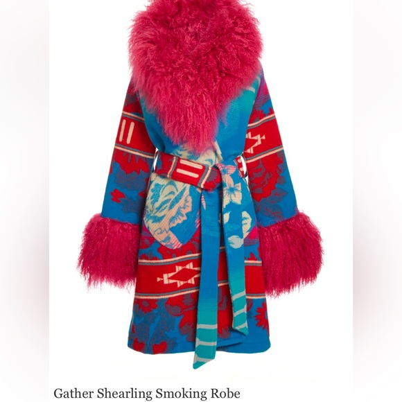 Lindsey Thornburg Gather Smoking Robe - NWT in Box- OS - Picture 6 of 13